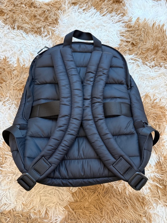 lululemon athletica Black Quilted Puffer Backpack brand new